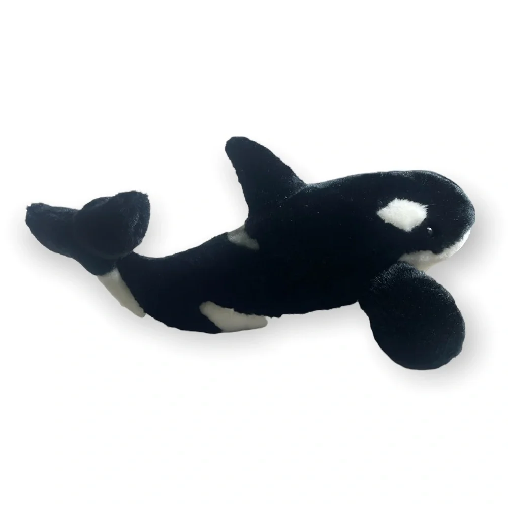 Seaworld Shamu Orca Whale Plush Stuffed Animal Toy - Picture 3 of 8